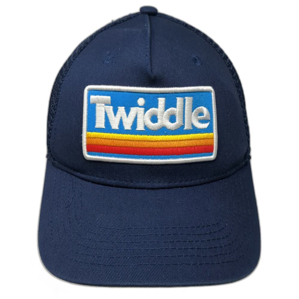 Twiddle Trucker Hat Blue One Size Mesh Snapback Music Band Merchandise Patch